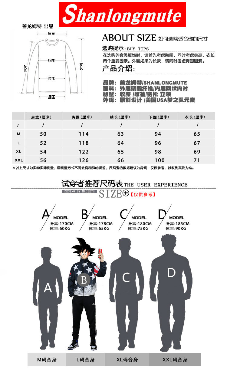 Mùa xuân và mùa thu Áo khoác thể thao mỏng Áo len giản dị Hoa Kỳ Retro American Dream Team Quần áo Áo cờ Mỹ - Áo khoác thể thao / áo khoác áo khoác the thao nam adidas