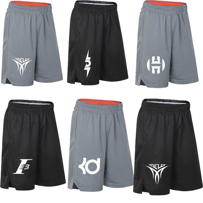 Spring and summer fitness pants basketball pants sports shorts breathable thin basketball shorts running pants training pants loose five-point pants