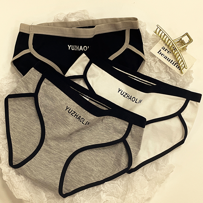 Cotton underwear women's summer thin breathable cotton antibacterial student girl seamless skin-friendly briefs net red explosion