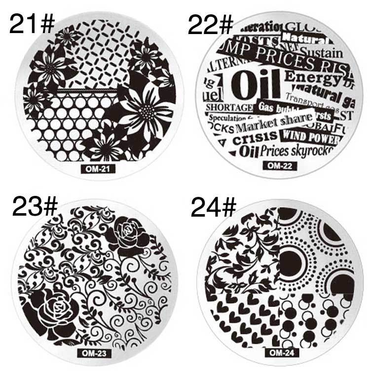 Nail art in thép tấm OM series Xiao Zhang chọn in dầu tấm móng tay công cụ in nghệ thuật chuyển công cụ - Công cụ Nail bộ dụng cụ cắt móng tay