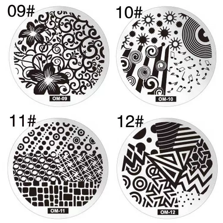 Nail art in thép tấm OM series Xiao Zhang chọn in dầu tấm móng tay công cụ in nghệ thuật chuyển công cụ - Công cụ Nail bộ dụng cụ làm nail chuyên nghiệp