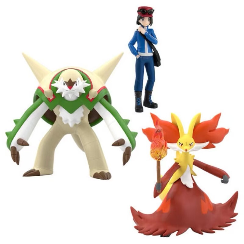 Bandai Pokémon Scale World Kalos Region Callebricaron Fire Red Fox Set Brand New in Stock Bandai Pokémon Scale World Kalos Region Callebricaron Fire Red Fox Set Brand New in Stock