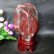 Blood stone ornaments Guilin chicken blood Jade original stone ornaments natural chicken blood Jade jade stone 10 5kg