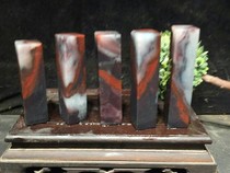 Guilin Chicken Blood Jade Raw Stone Guilin Chicken Blood Jade Seal Material Jade Seal Material (Group 1)