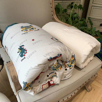 Pure cotton children long staple cotton quilt cover single quilt cover 120*150 kindergarten 150*200 cotton baby Four Seasons cartoon
