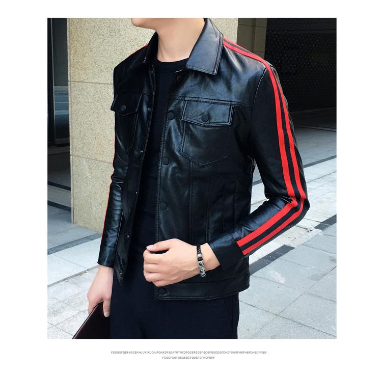 Mùa thu và mùa đông xu hướng guy ve áo da nam ngắn áo khoác Slim Hàn Quốc thanh niên sinh viên đẹp trai hoang dã áo khoác áo dạ nam hàn quốc