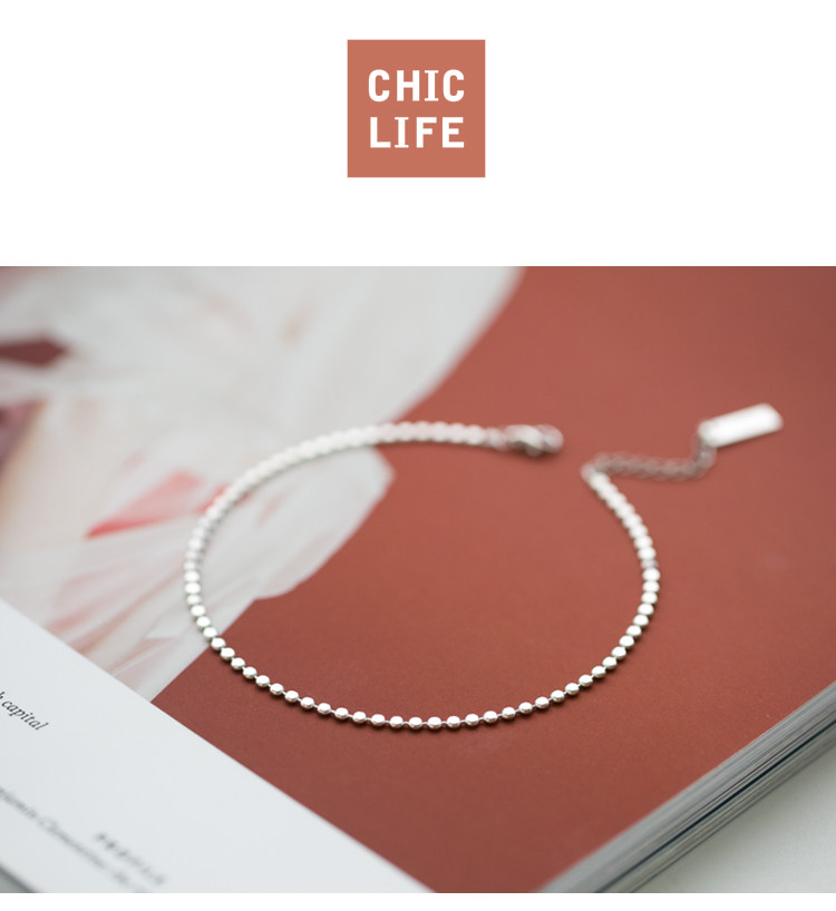 Bracelet de cheville Femme CHICLIFE en Argenterie - Ref 3104519 Image 7