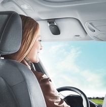 On-board Bluetooth hands-free phone visor phone wireless sound mp3 Play with cigarette lighter USB dual charging speaker