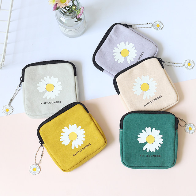 Quan Zhilong Daisy Wallet ນັກສຶກສາຄົນອັບເດດ: ສະບັບພາສາເກົາຫຼີຂະຫນາດນ້ອຍສົດງາມ coin purse ແມ່ຍິງ Mini ຍີ່ປຸ່ນຫົວໃຈ Girly