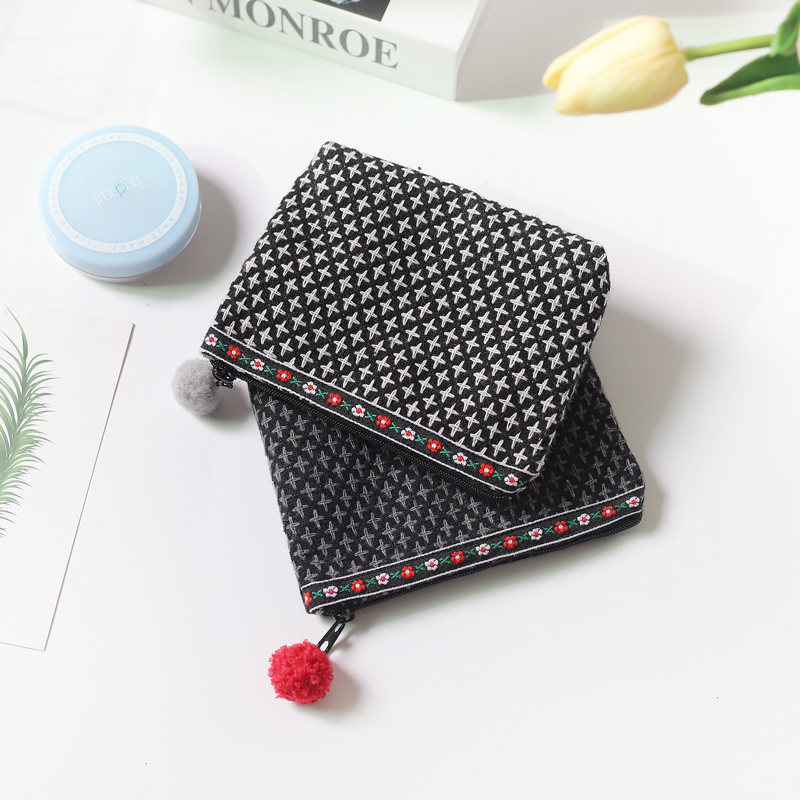 Autumn Winter New Small Scent Breeze Mini Zero Wallet Retro Small Crowd Korean Version Students Lukewarm Wind Personality Coin Bag 