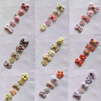 5 -peece Pet Clip Dog BB плюшевые аксессуары для волос кошачья голова цветы, летний клип Bomei Jewelry Card