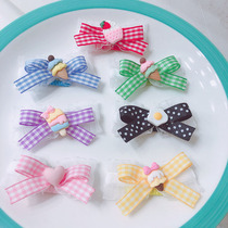 Pet Hair Clip Butterfly Knot Lace Dog Clip Teddy Cute Comb Clip Joke Summer Marzis Princess Ornaments