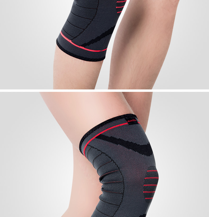 Kneepads thể thao nam chạy thiết bị bóng rổ nữ mùa hè mỏng phần thể dục cầu lông đặc biệt bảo vệ đầu gối ấm áp - Dụng cụ thể thao găng tay tập gym nữ