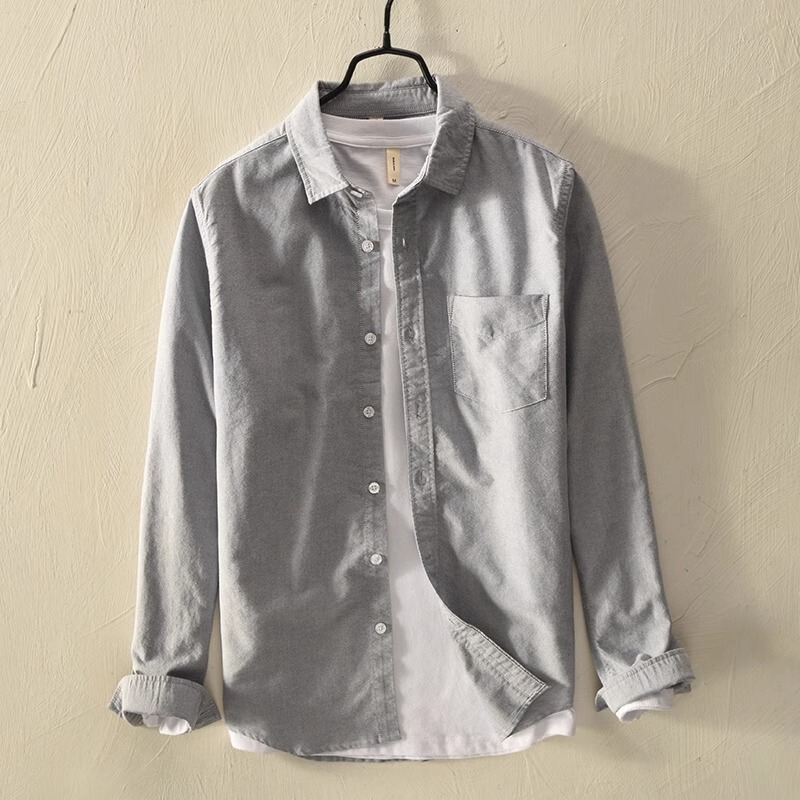 Men's Work Shirts for Work, Stain-Resistant and Wear-Resistant, Long-Sleeved Shirts for Young People, Men's Shirts for Construction Site Welders, Anti-Scalding Men's Work Shirts for Work, Stain-Resistant and Wear-Resistant, Long-Sleeved Shirts for Young People, Men's Shirts for Construction Site Welders, Anti-Scalding