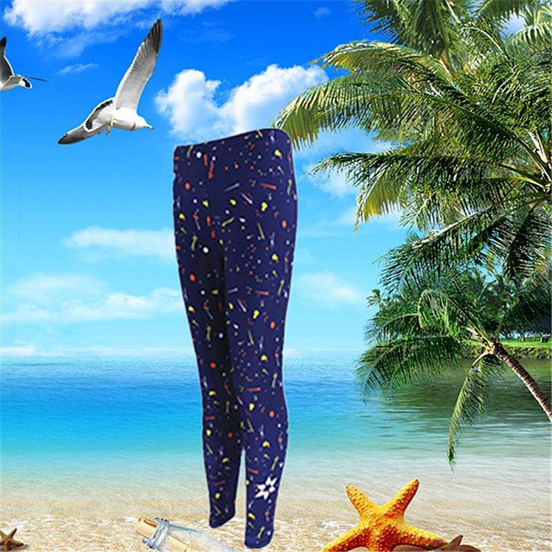 Wetsuit Women's Diving Pants Sunscreen Elastic Snorkeling Pants Waterproof Female Surfing Swimming Printed Women's Trousers