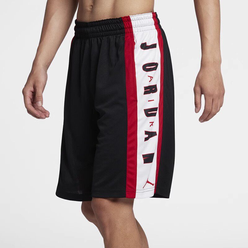 Nike Jordan Big Devil Basketball Sports Polyester Letter Lace-Up Shorts 924567-010-688 Nike Jordan Big Devil Basketball Sports Polyester Letter Lace-Up Shorts 924567-010-688