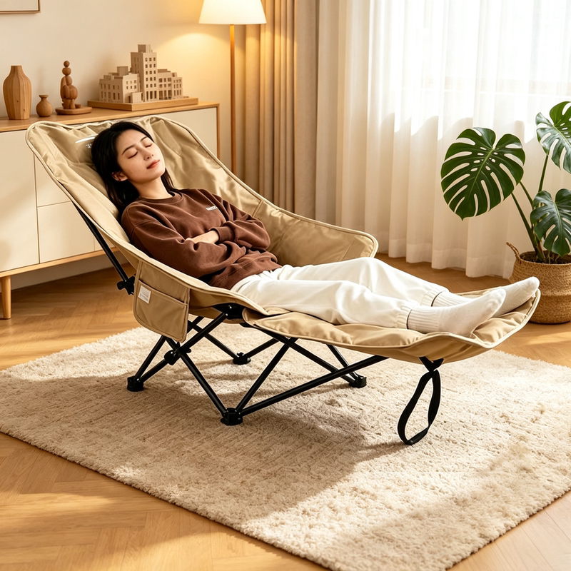 Folding Recliner for Nap 2025 New Model, Dual-Use for Sitting and Sleeping, Lazy Person's Nap Chair for Office with Backrest Folding Recliner for Nap 2025 New Model, Dual-Use for Sitting and Sleeping, Lazy Person's Nap Chair for Office with Backrest