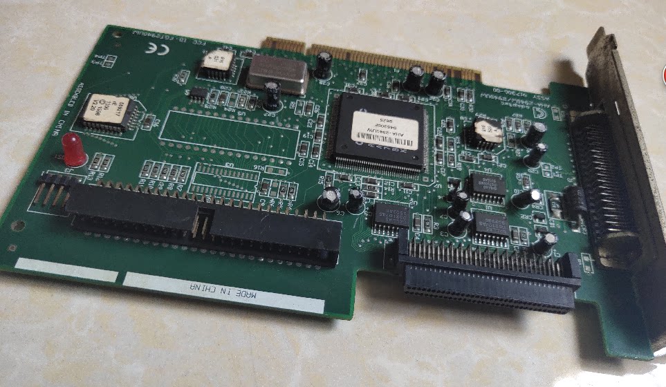 Original Adaptec AHA-2940UW 40M SCSI card 32-bit PCI slot Shanghai spot