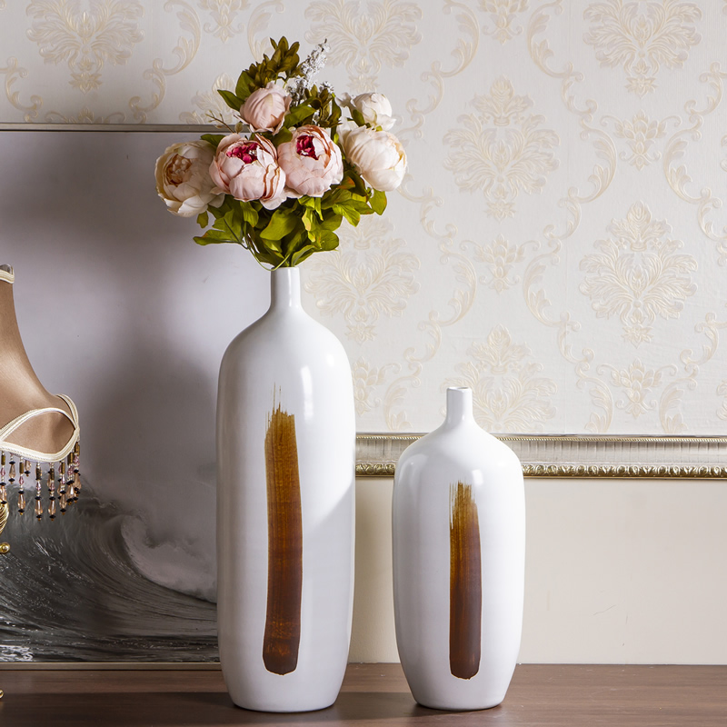New Chinese style ceramic vase TV ark, household soft adornment example room sitting room porch rich ancient frame flower arranging furnishing articles