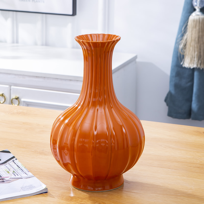 Jingdezhen ceramic vase furnishing articles furnishing articles vases, flower arranging dried flowers adornment table decoration flowers TV ark outfit