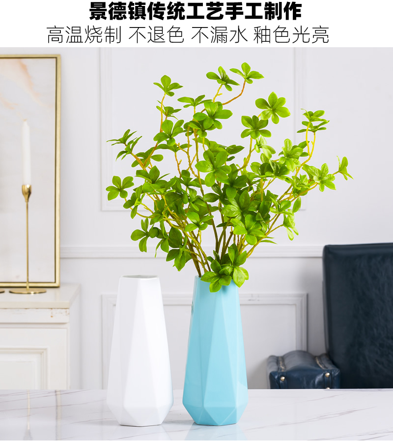 Ceramic vase furnishing articles the Nordic idea contracted sitting room ins dry flower adornment style table flower arranging water raise flowers