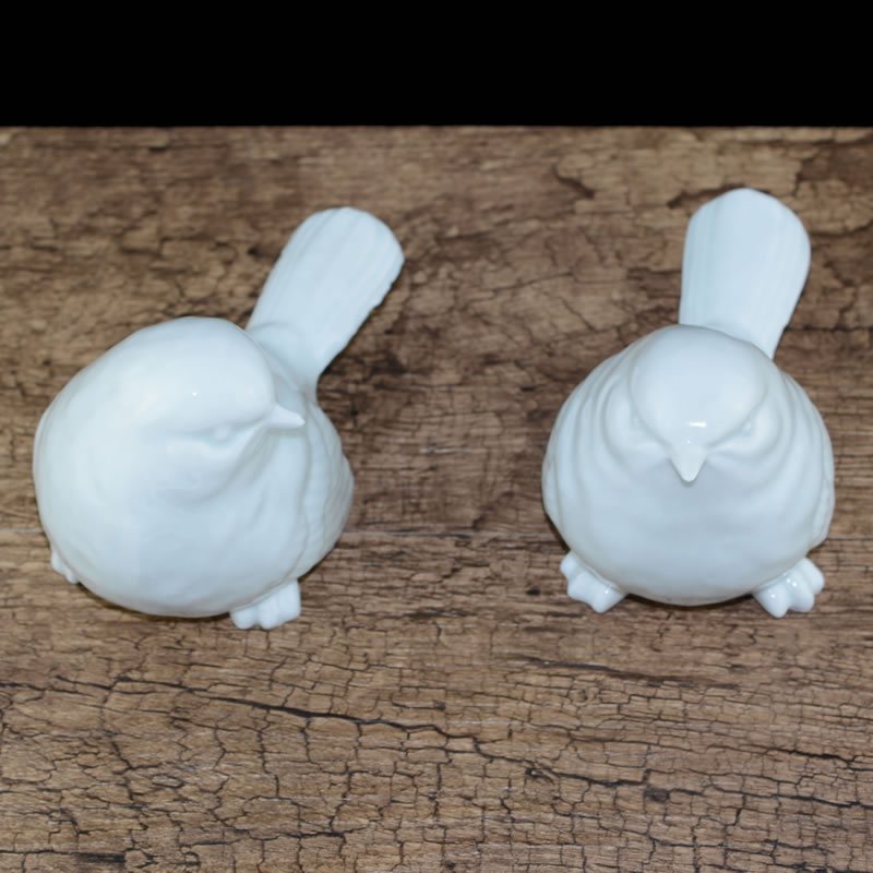 Jingdezhen ceramic animal furnishing articles white picking bird pay-per-tweet household act the role ofing is tasted creative arts and crafts gift sitting room