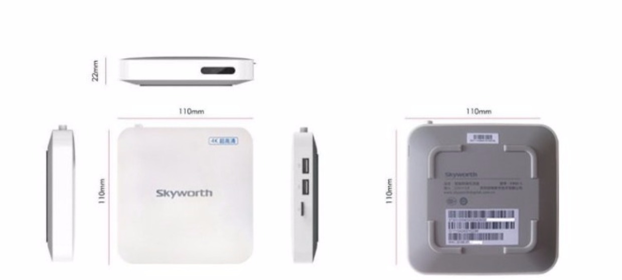 Truyền hình gốc Skyworth Skyworth 4K HD TV E8205 E910 E900-S Viễn thông IPTV Đặt Hộp điều khiển từ xa Hộp điều khiển từ xa An Huy - TV tivi panasonic 43 inch