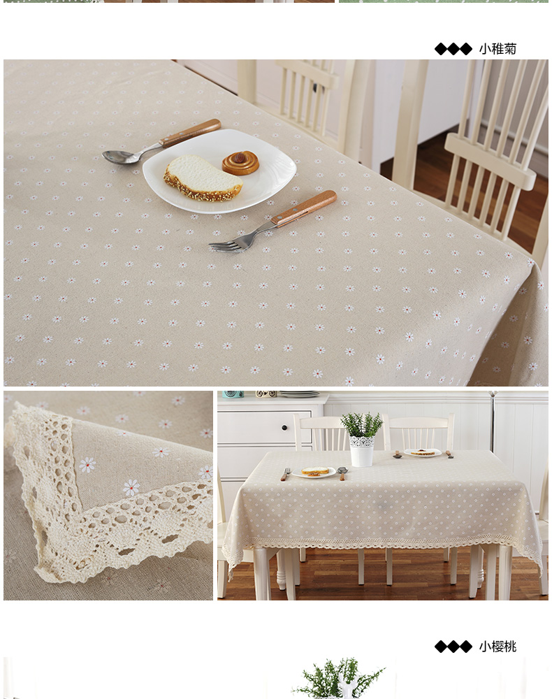 khăn trải bàn bằng vải cotton lưới hình chữ nhật bình dị nhỏ văn học bảng tươi lanh khăn trải bàn bàn tròn bìa bảng vuông - Khăn trải bàn khăn trải bàn hội nghị đẹp