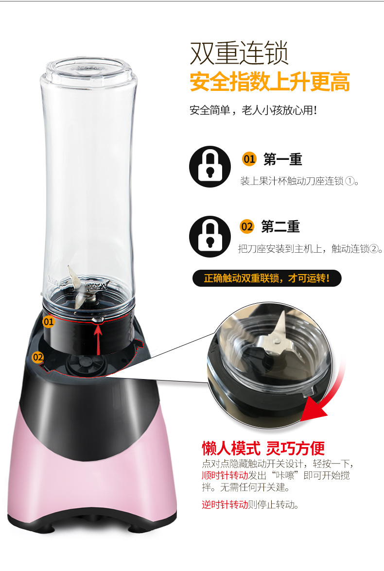 máy xay sinh tố kangaroo Máy ép trái cây gia đình trái cây và rau quả đa chức năng trái cây nhỏ ly nhỏ nước trái cây điện rán sinh viên máy - Máy ép trái cây may ep cham