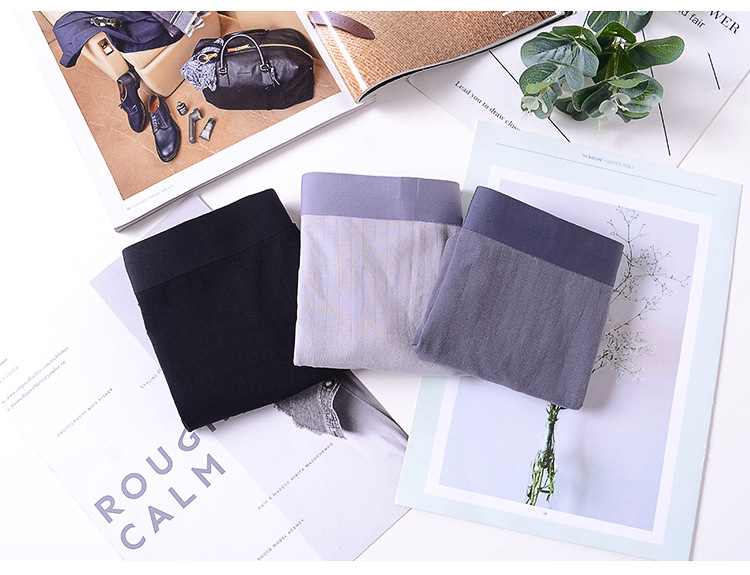 CK STORM đồ lót nam thời trang nam eo đơn giản U phần lồi boxer quần short hộp quà tặng ck065 - Bộ quà tặng quần lót su