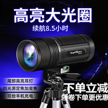 Shenhuo GF01 fishing light night fishing blue four light source lure fish super bright laser cannon high power purple flashlight