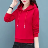 Черная тонкая толстовка с капюшоном, осенний короткий лонгслив, 2024 года, осенняя, оверсайз