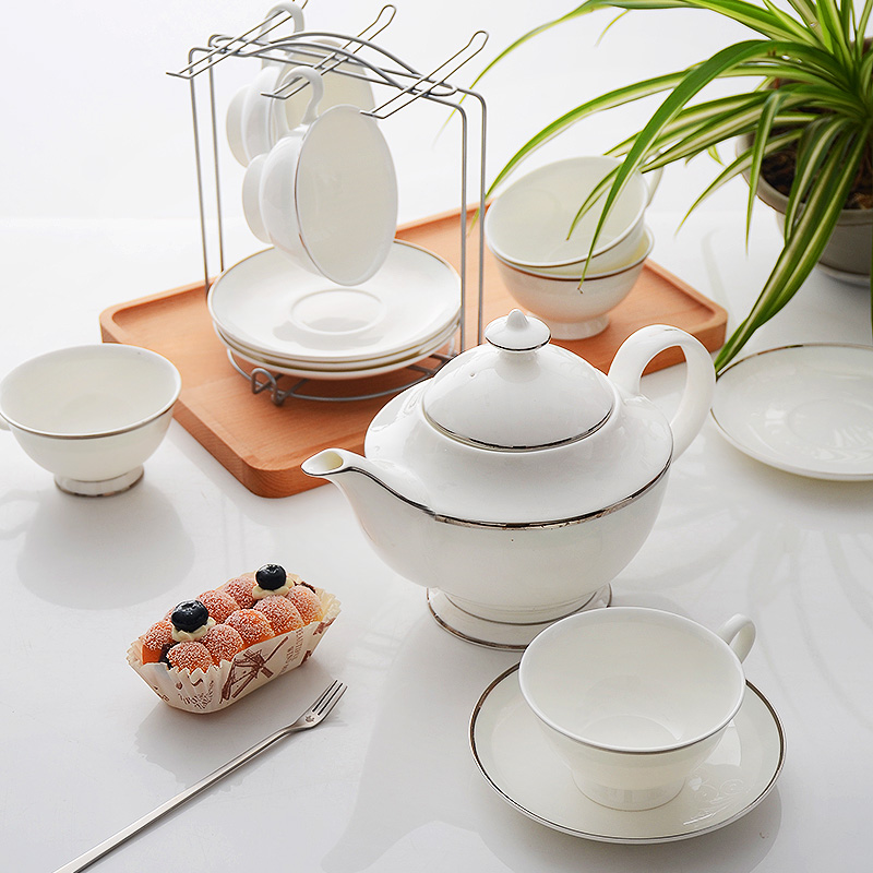 European cup of I sitting room suit with tray was cold hot amphibious contracted ipads porcelain cup with family suits for the teapot