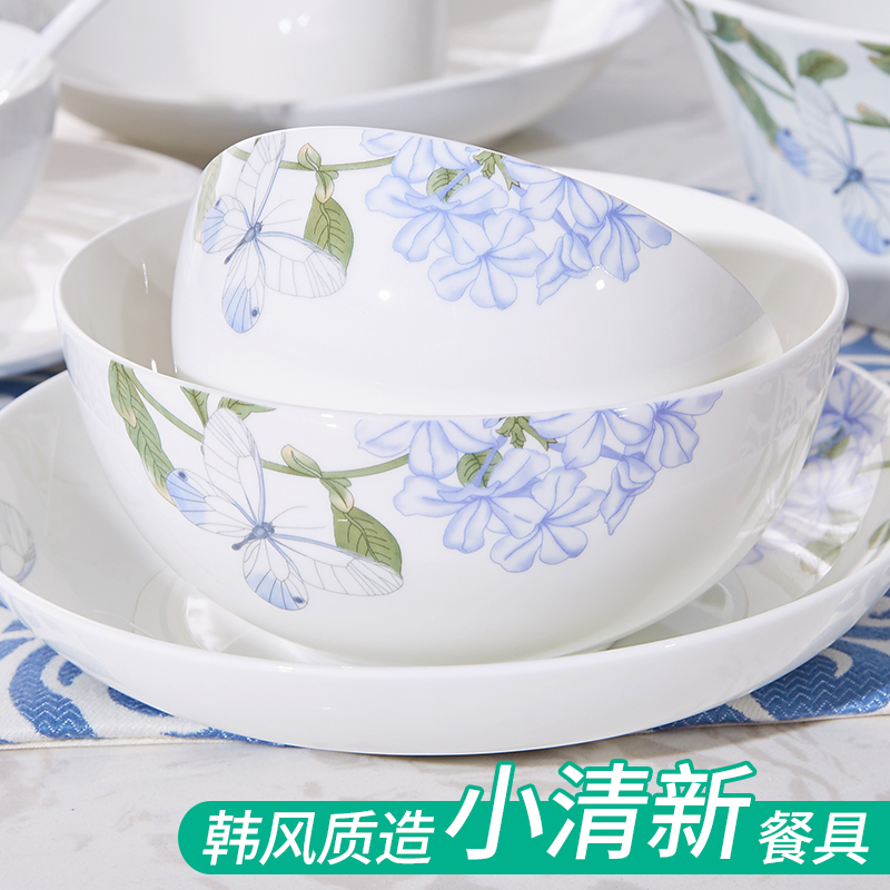 Countries he ipads porcelain tableware suit household portfolio eat bowl dish dishes suit suits for Chinese ceramic plate