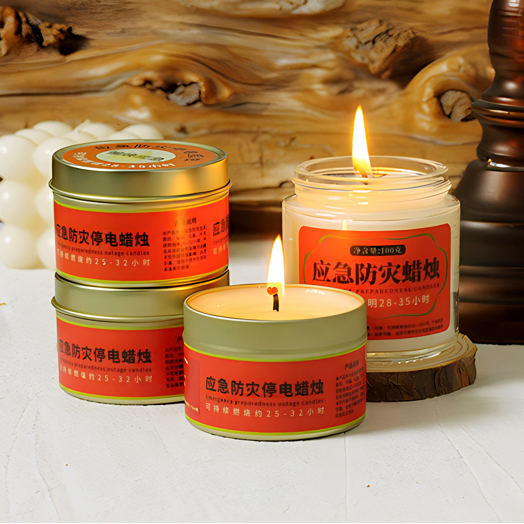 With Preparedness No Emergency Disaster Prevention Great candle Anti-typhoon power outage Alternative Lighting Material Equipment Supplies God Instrumental-Taobao