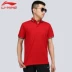 Li Ning áo sơ mi nam tay ngắn mùa hè 2019 mùa hè mới áo thấm hút mồ hôi mùa hè áo thun ngoài trời đích thực - Áo polo thể thao áo thun polo nam Áo polo thể thao
