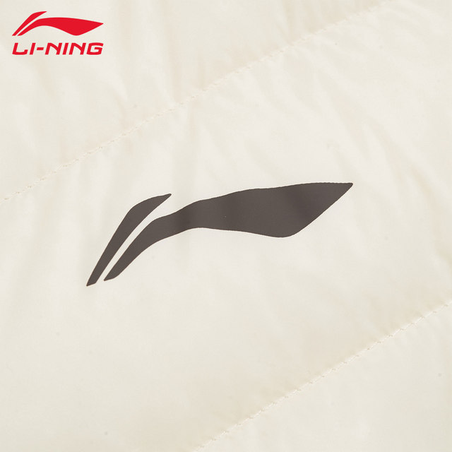 Li Ning ລົງ Vest ດູໃບໄມ້ລົ່ນຂອງແມ່ຍິງແລະລະດູຫນາວສີແຂງກະທັດຮັດ ້ໍາຫນັກເບົາ ອົບອຸ່ນ Duck Down Waistcoat Casual Versatile Vest ສໍາລັບແມ່ຍິງ