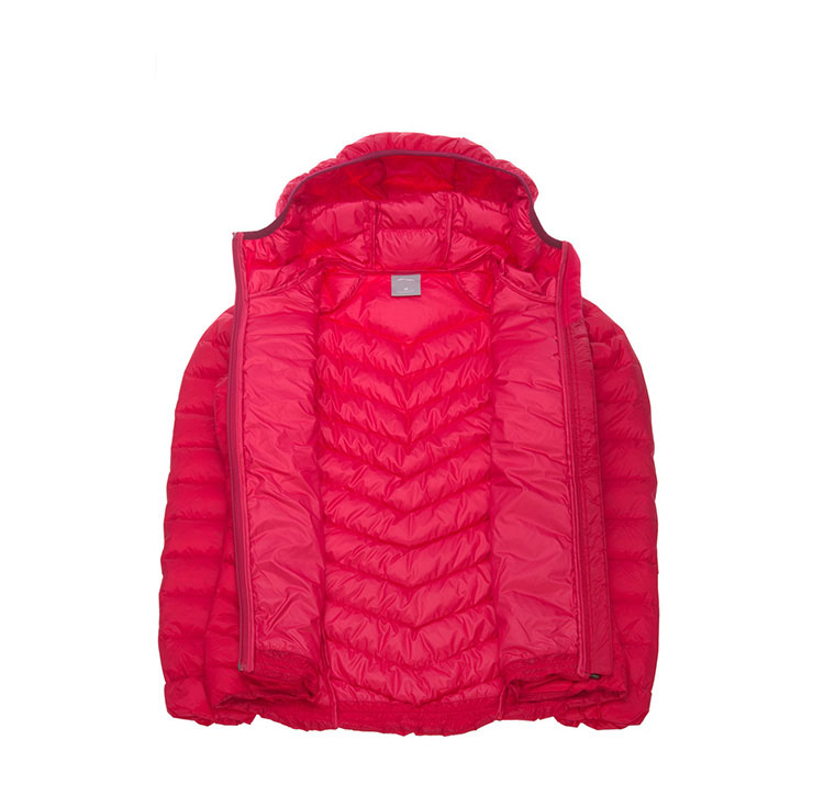 Li Ning Womens Down Jacket Trùm đầu Áo gió ấm áp Phản quang ngoài trời Dòng chống nước Áo khoác ngắn - Thể thao xuống áo khoác —