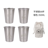 Серебряный комплект, сумка для хранения, 4 предмета