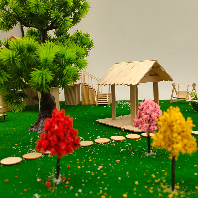 Handmade DIY Model Sand Table Building Materials Package Water Feature Landscaping Scene Making Terrain Crafts Landscape Villa