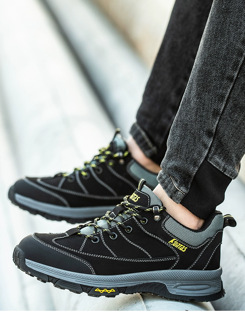 Labor protection shoes for men, steel toe with steel plate, anti-smash, anti-puncture, wear-resistant, anti-slip, insulated, old-fashioned work site winter