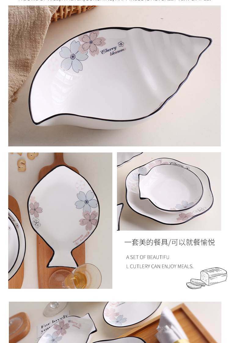 Creative ceramic plate good - & lovely alien home plate irregular dessert salad dishes individual of cold dishes