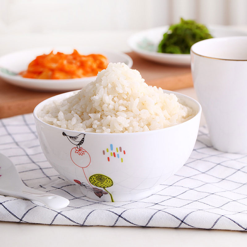 Ipads China rainbow such as bowl bowl eat bowl large bowl creative household ceramics is one bowl of rice bowls 6 inches girls heart