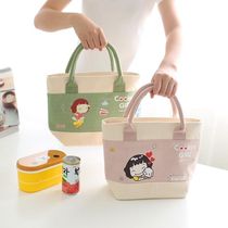 Lunch bag lunch box bag lunch box canvas insulated tote bag lunch box canvas warm tote bag