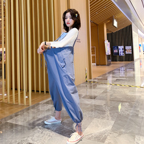 Cotton pregnant women with pants ankle-length pants spring and autumn clothes loose wide leg pants autumn big size fashion pregnant women pants tide mom