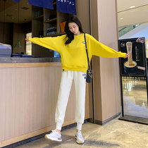 Pregnant women spring coat women 2021 New loose Korean version of the sweater long sleeve fashion tide mother out maternity summer