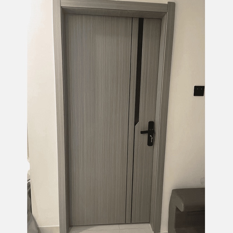 2026 New Model Bedroom Door Full Set Solid Wood Door Carbon Crystal Door Room Soundproof Door Rural Self-Built House Home Interior Door
