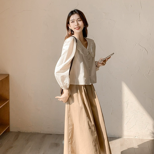 Осеннее платье, комплект, коллекция 2022, большой размер