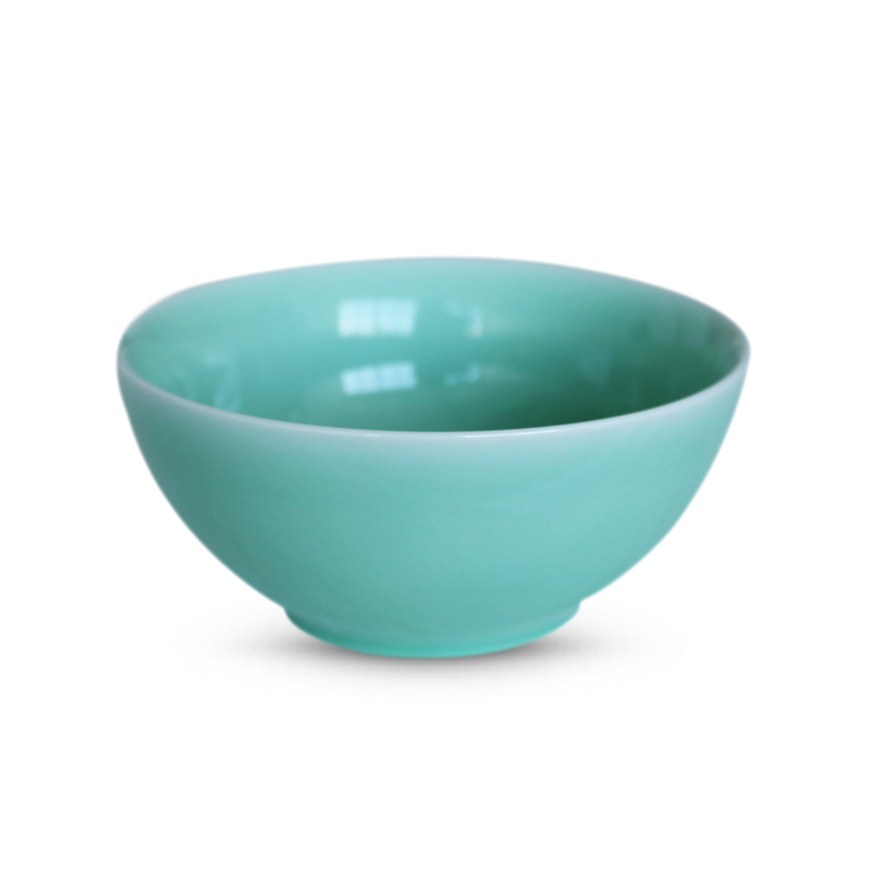 Oujiang longquan celadon pull rainbow such as use of household ceramic bowl Chinese large bowl mercifully rainbow such use salad bowl bowl