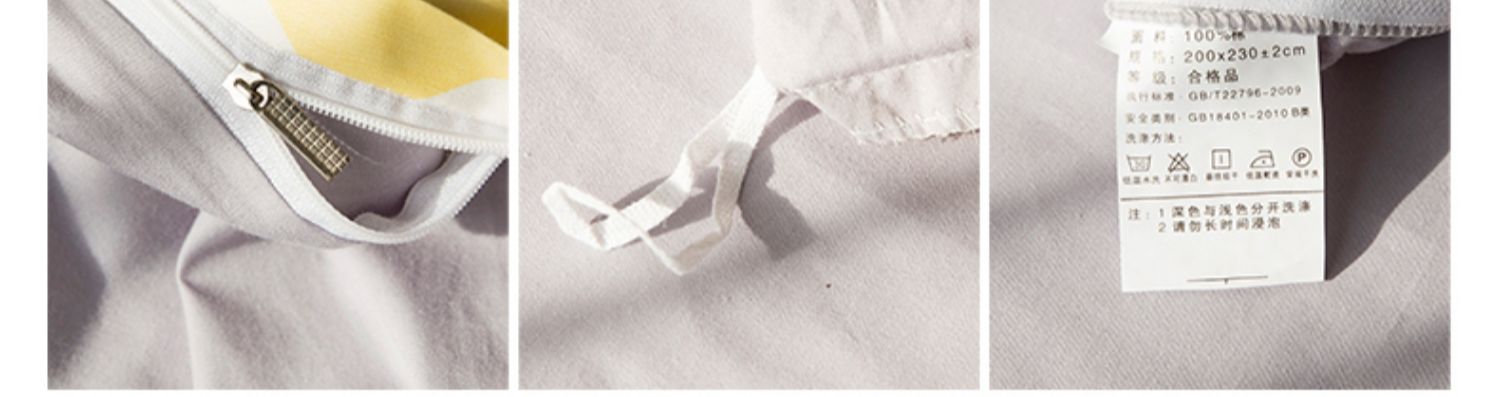 ins Bắc Âu mạng đơn giản kẻ sọc đỏ bông denim bông chăn giường đơn vào ký túc xá nam ba Mikasa 4 - Bộ đồ giường bốn mảnh chăn ga gối đệm giá rẻ